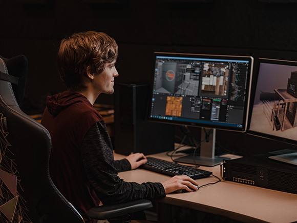 Game development workspace